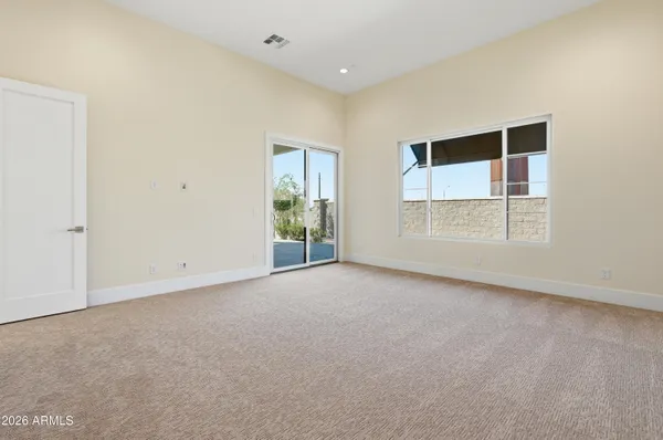 a view of an empty room