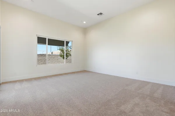 a view of empty room