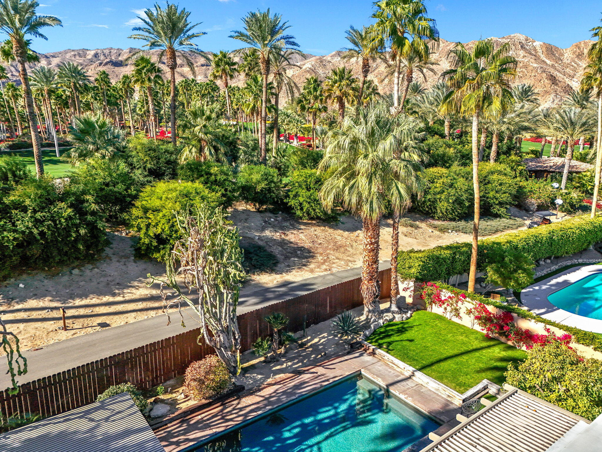 71381 Gardess Road Rancho Mirage, CA 92270 - Photo 36 of 61 Backyard drone