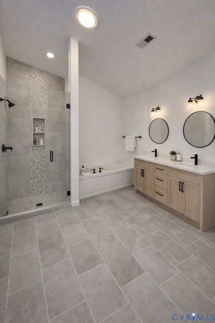 395 Kinsale Creek Road Kinsale, VA 22488 - Photo 30 of 41 a bathroom with a sink a toilet and shower