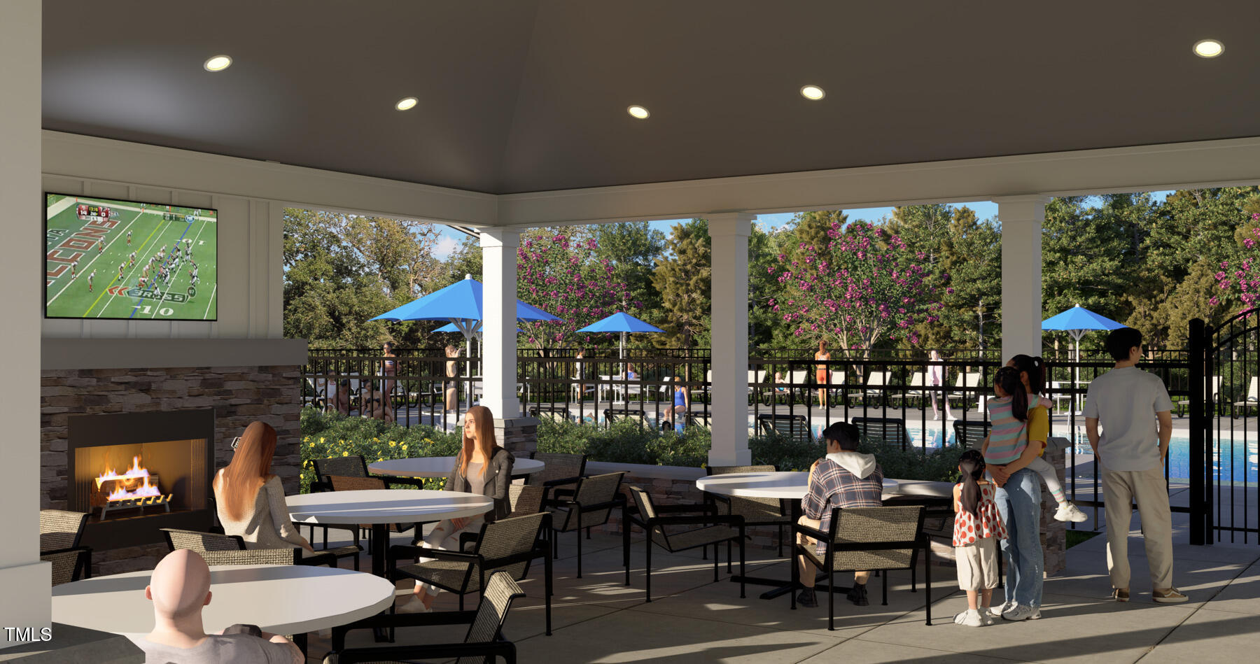 3725 Lebrun Path Fuquay-Varina, NC 27526 - Photo 11 of 13 a view of a dining room with furniture window and outside view