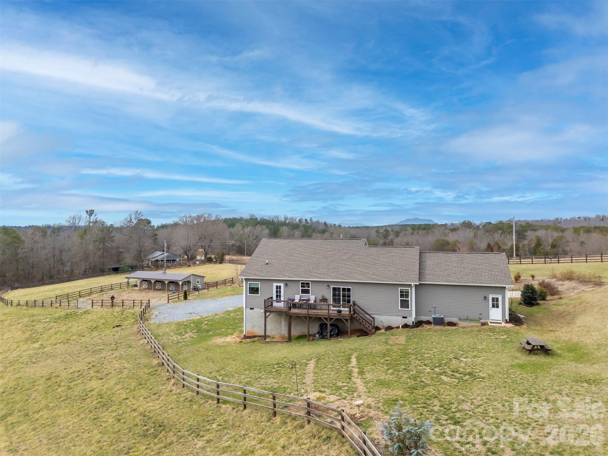 398 David Sims Road Rutherfordton, NC 28139 - Photo 40 of 48 an aerial view of residential houses with outdoor space