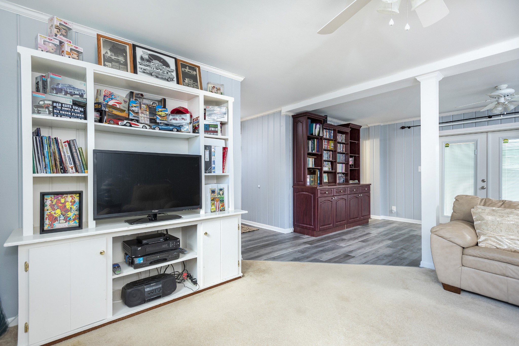 8416 Terry Lane Hermitage, TN 37076 - Photo 16 of 24 a living room with furniture and a flat screen tv