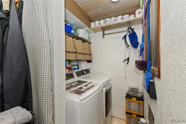 a view of storage and utility room