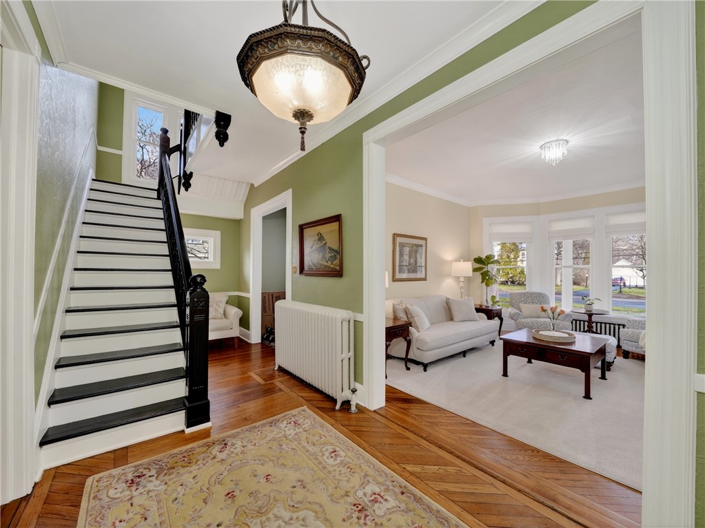 722 South Main Street Athens, PA 18810 - Photo 14 of 49 Foyer view looking into living room