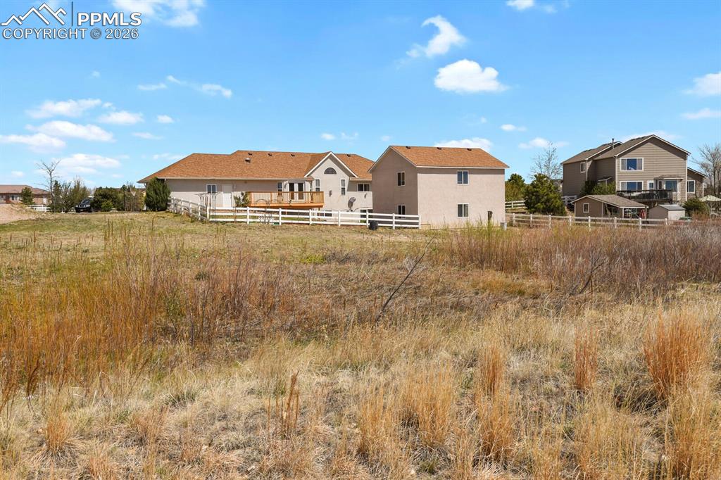 11505 Salinas Road Peyton, CO 80831 - Photo 36 of 37 Rear view of house with Deep Lot and Lots of room for RV Parking or Other