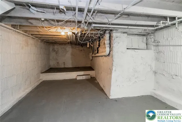 a view of storage and utility room