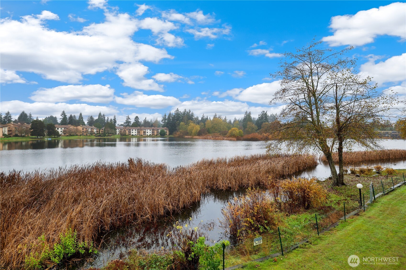 31003 14th Avenue South, Unit C4 Federal Way, WA 98003 - Photo 18 of 22 a view of a lake with houses in the back