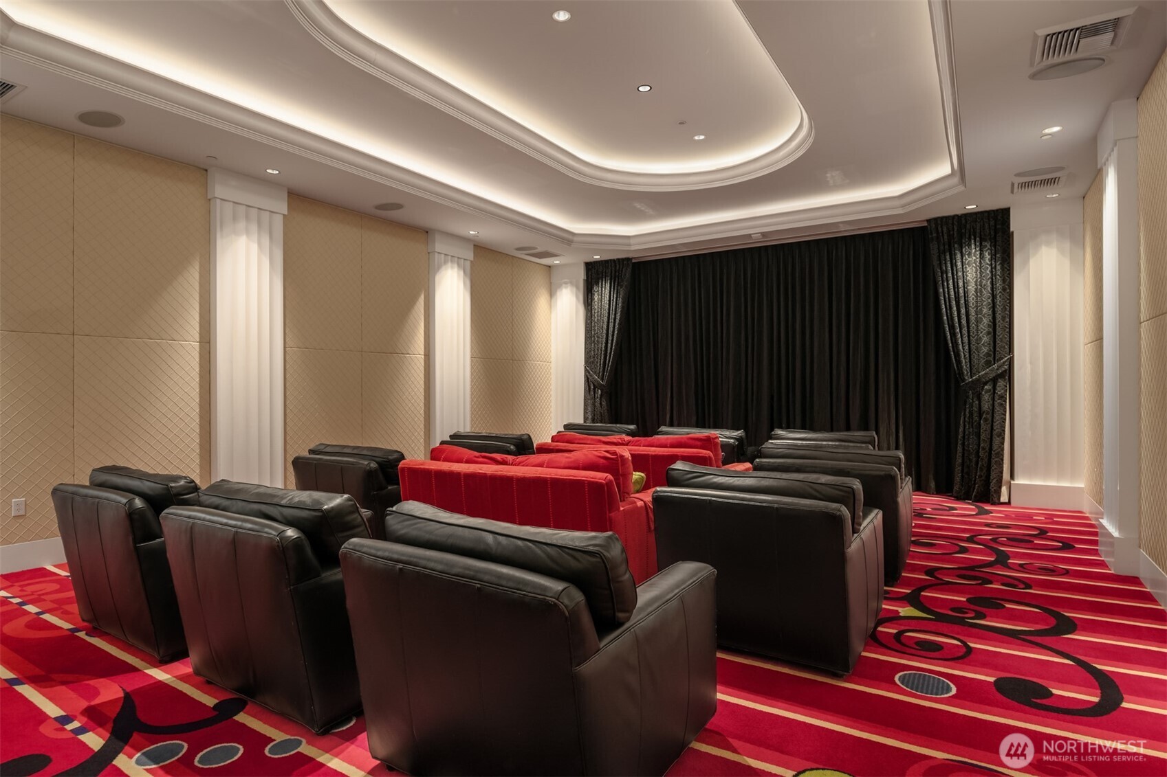 1920 4th Avenue, Unit 2202 Seattle, WA 98101 - Photo 32 of 35 a living room with furniture and a rug