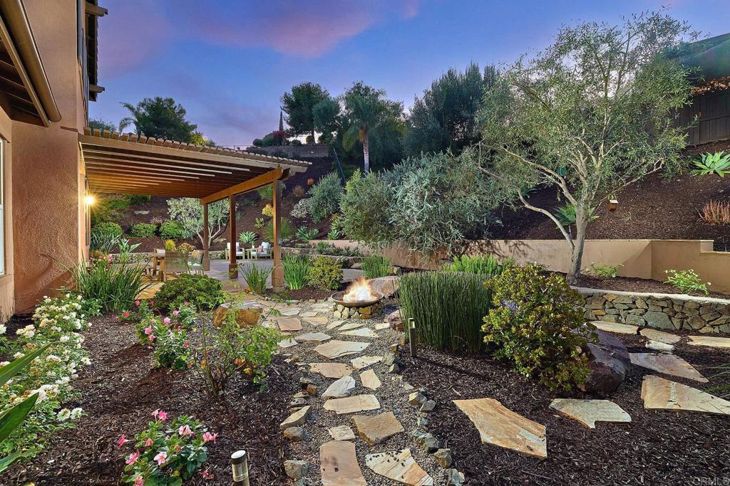 3230 Corte Aliso Carlsbad, CA 92009 - Photo 3 of 23 a backyard of a house with outdoor seating