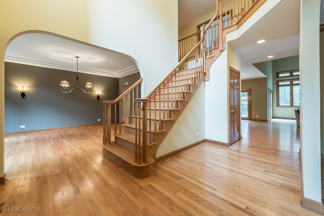 3700 Glendenning Road Downers Grove, IL 60515 - Photo 3 of 25 a view of an entryway with wooden floor