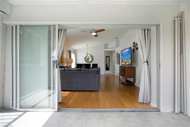 a view of a living room