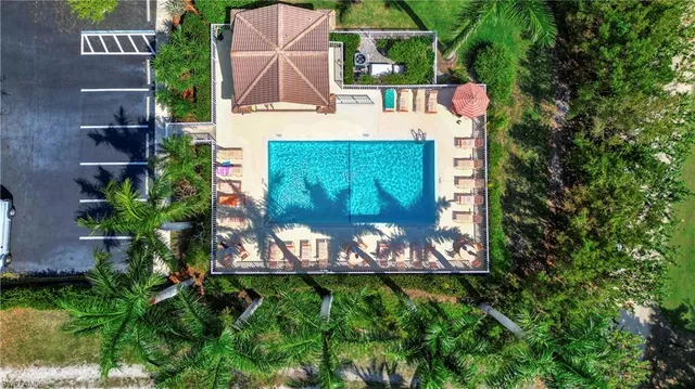 an outdoor space with garden view