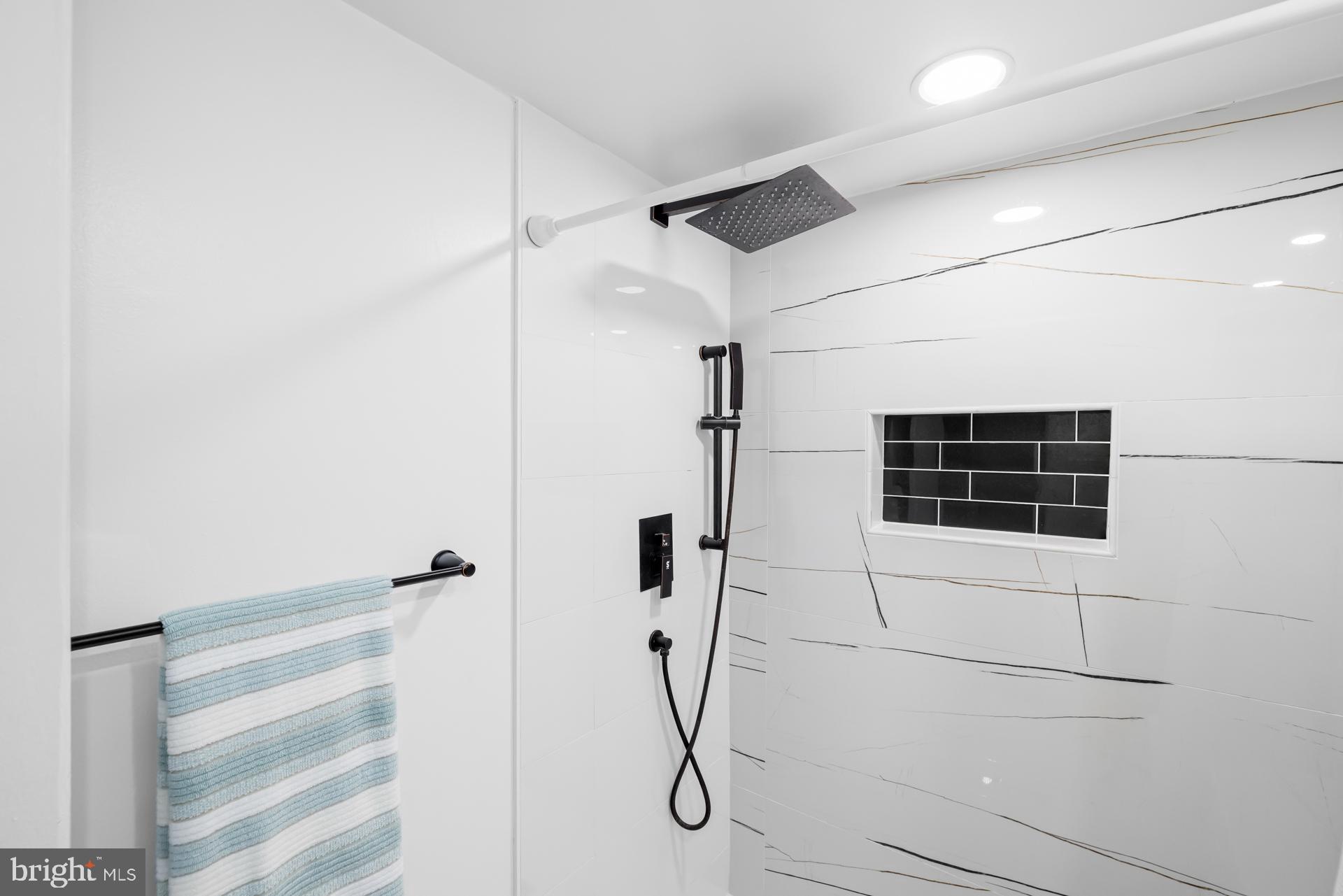 9820 Georgia Avenue, Unit 21302 Silver Spring, MD 20902 - Photo 15 of 24 Sleek modern shower with elegant design.