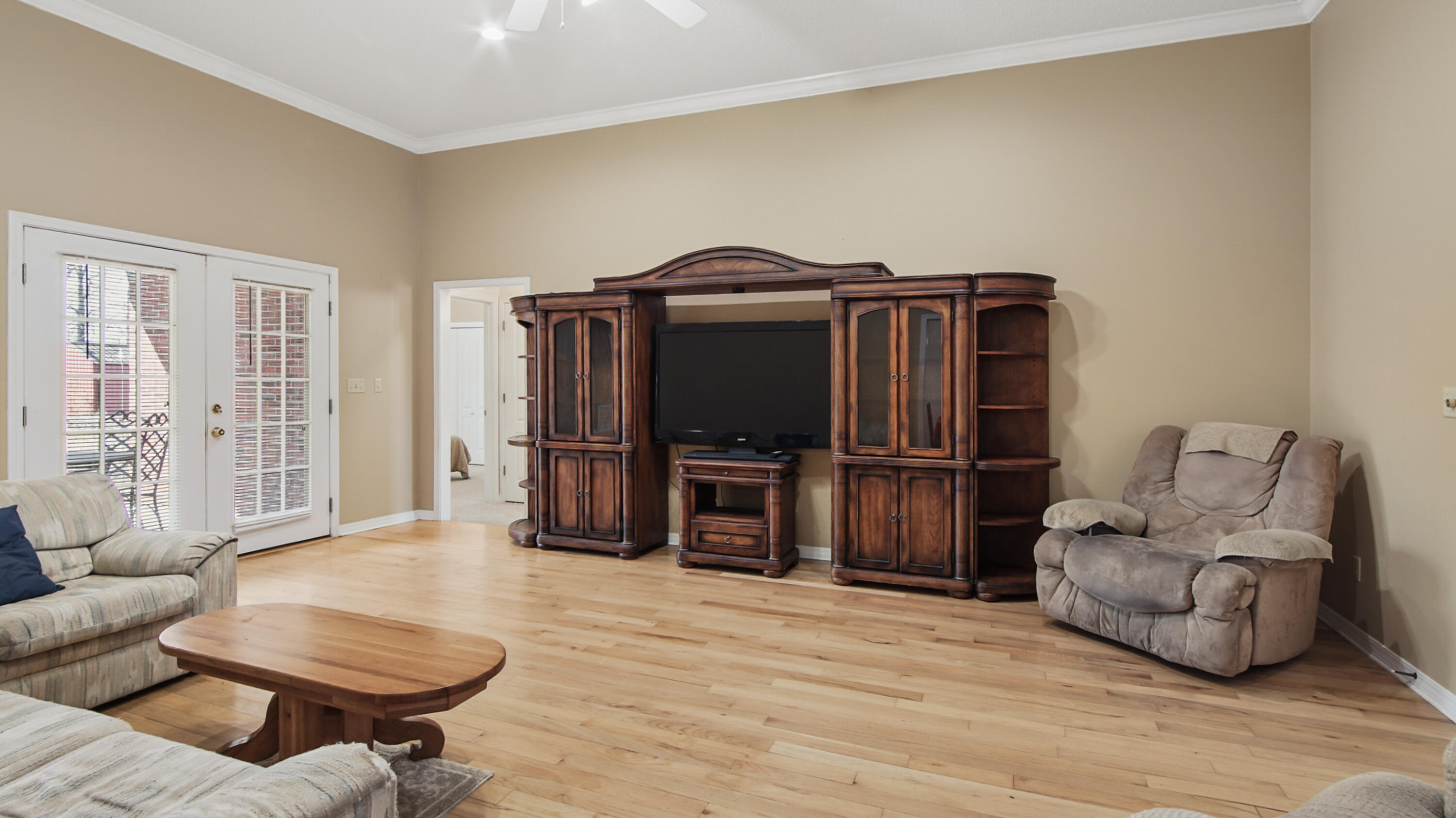 1333 Parrish Road Florala, AL 36442 - Photo 13 of 48 a living room with furniture and a flat screen tv