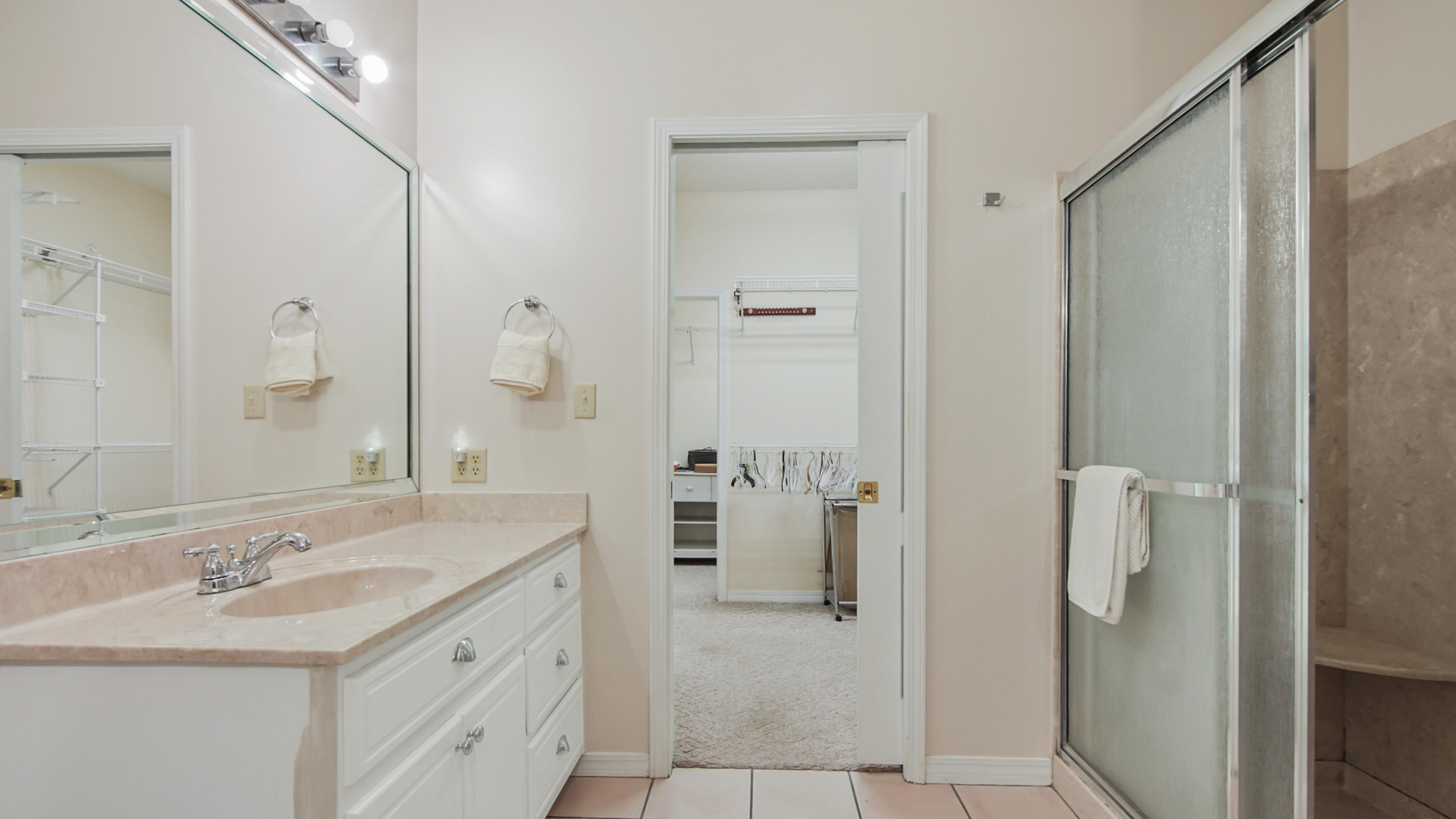 1333 Parrish Road Florala, AL 36442 - Photo 21 of 48 a bathroom with a sink double vanity and a mirror