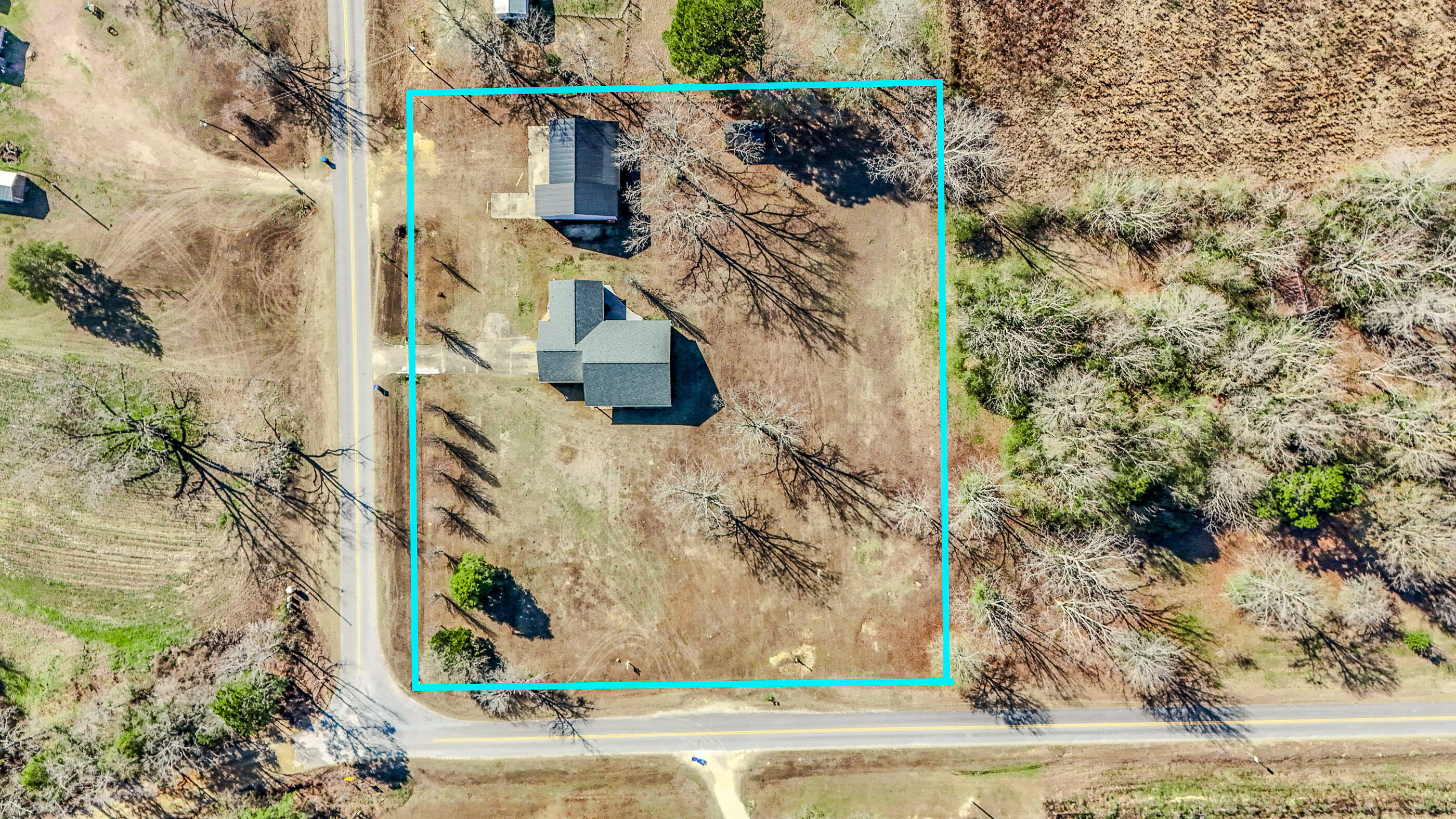 1333 Parrish Road Florala, AL 36442 - Photo 43 of 48 an aerial view of a house with a yard