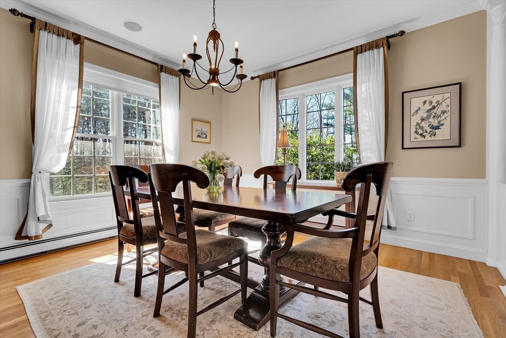 9 Juniper Road Upton, MA 01568 - Photo 7 of 42 a view of a dining room with furniture window and wooden floor