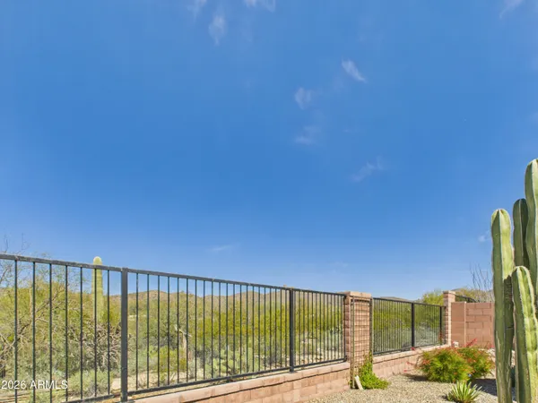a view of balcony with ocean view