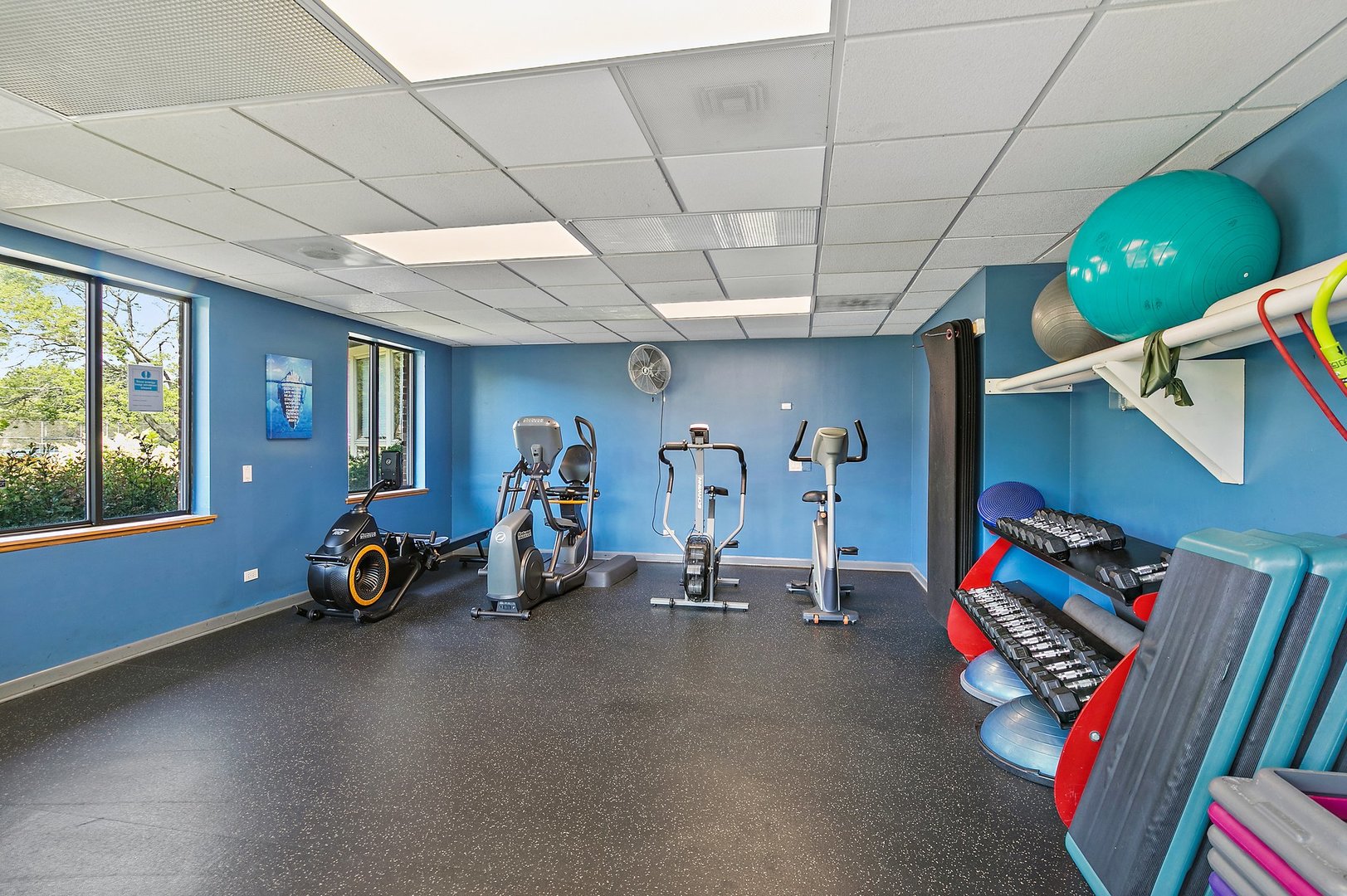 1207 South Old Wilke Road, Unit 409 Rolling Meadows, IL 60005 - Photo 24 of 26 a view of a room with gym equipment