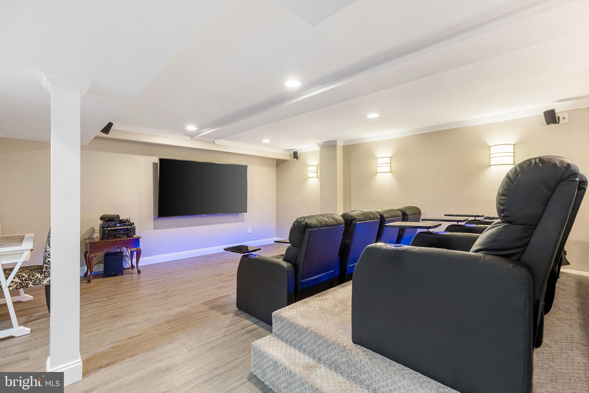129 Moore Road Downingtown, PA 19335 - Photo 40 of 62 Basement Movie Area