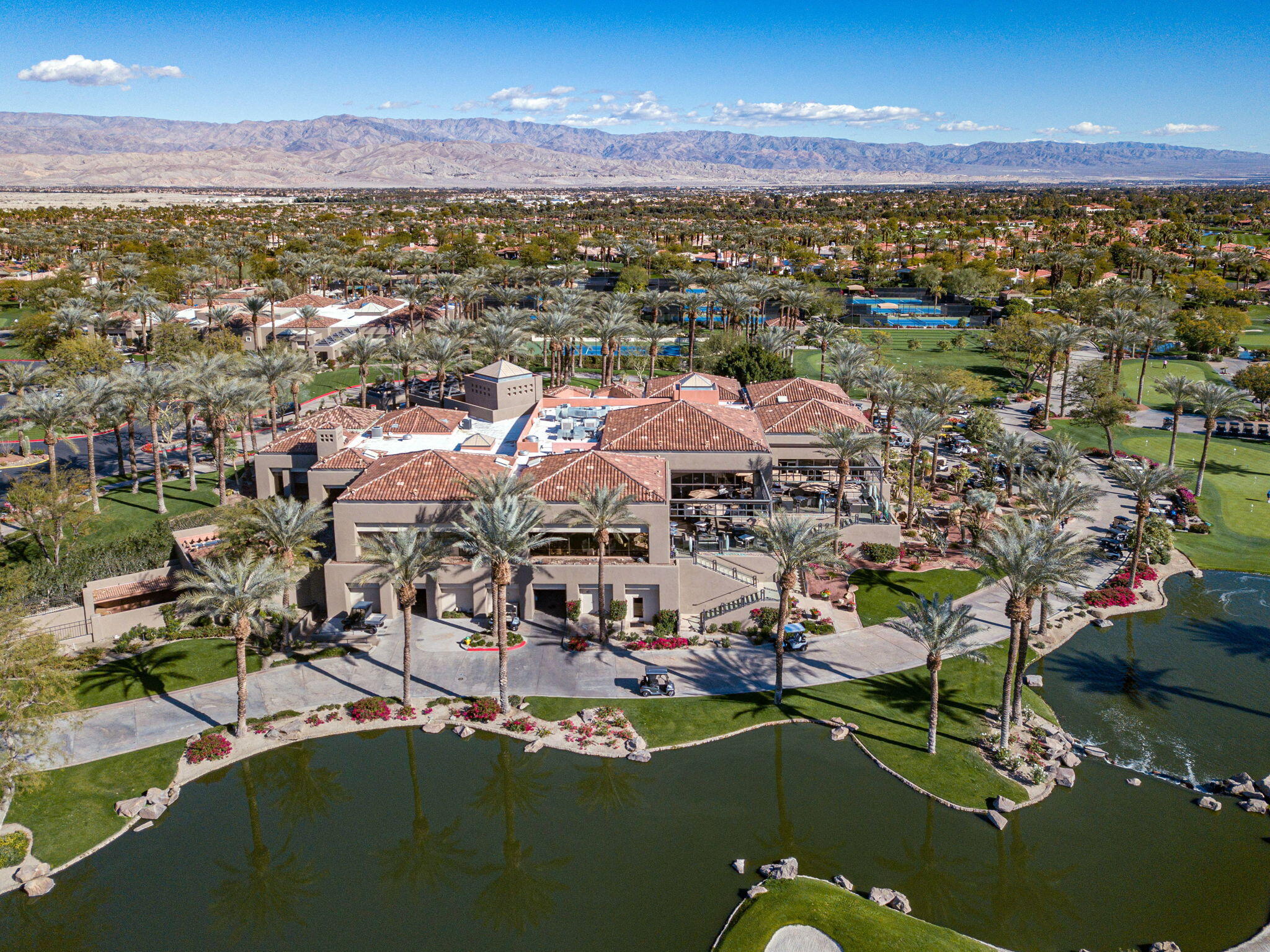 328 Tomahawk Drive Palm Desert, CA 92211 - Photo 46 of 56 a view of a city with lake view