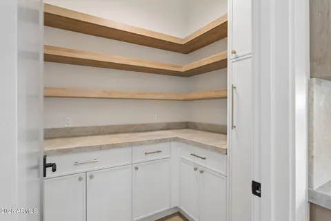 a view of a closet