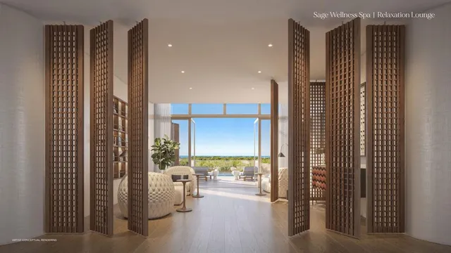 a backyard of a house with outdoor seating