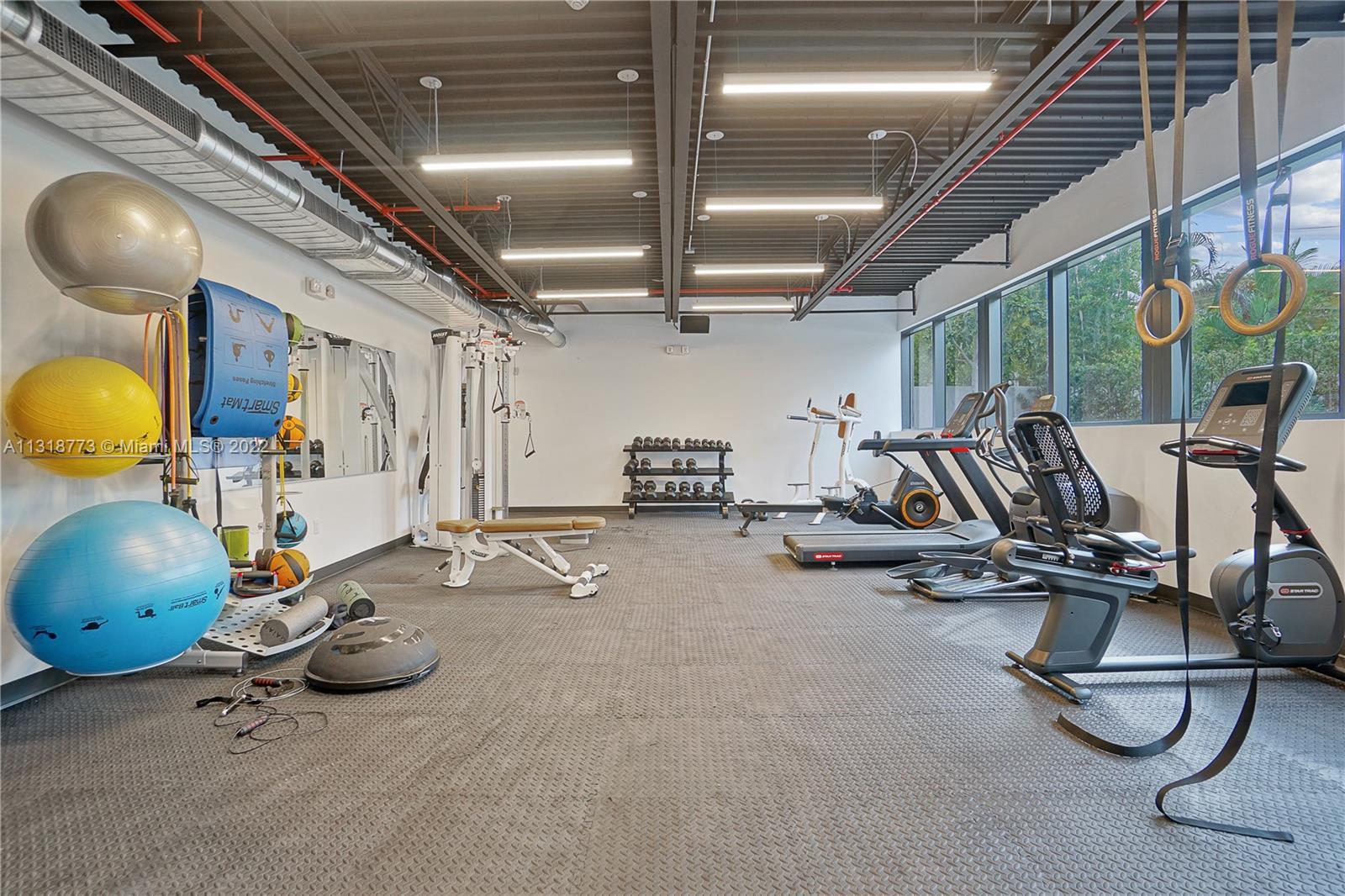 3156 Southwest 27th Avenue, Unit 101 Miami, FL 33133 - Photo 23 of 29 a view of a room with gym equipment