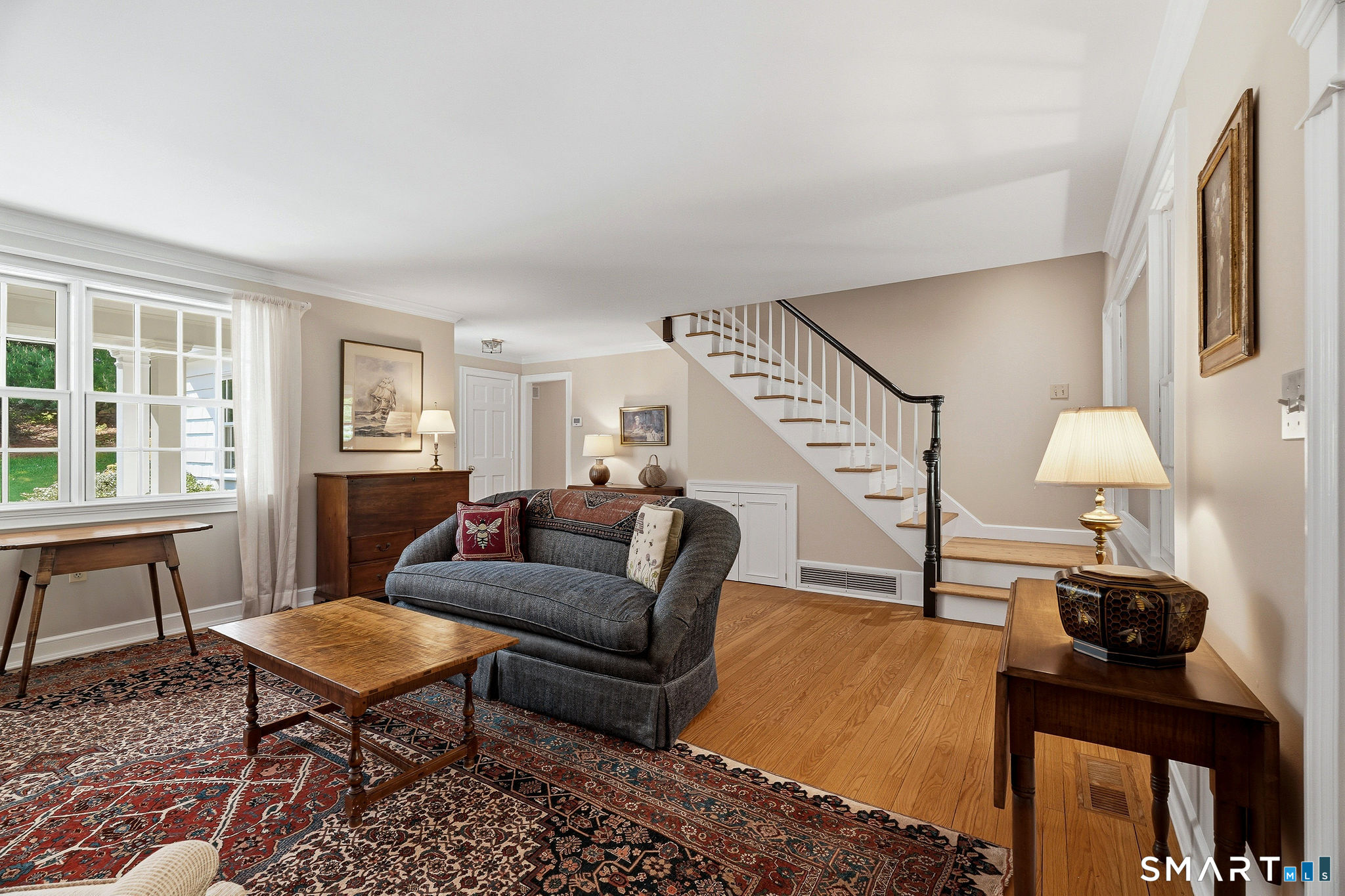 118 Bill Hill Road Lyme, CT 06371 - Photo 18 of 38 Turned stair
