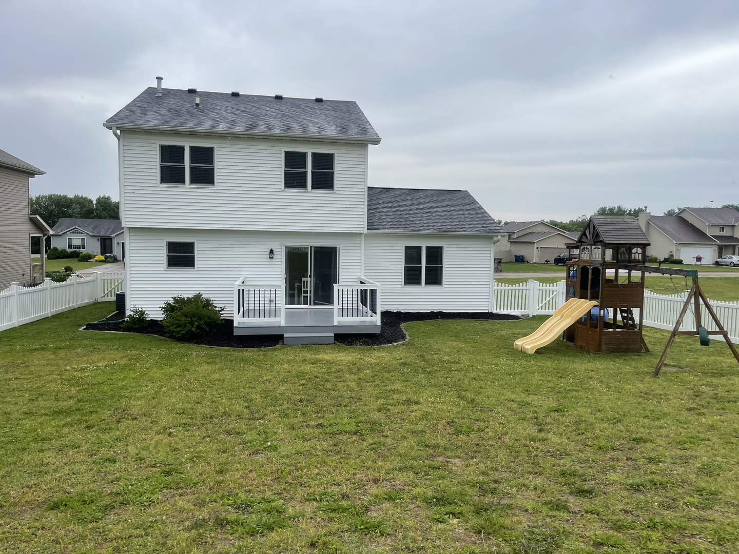 6 Emily Drive Spring Valley, IL 61362 - Photo 22 of 25 a view of a house with a yard patio and swimming pool