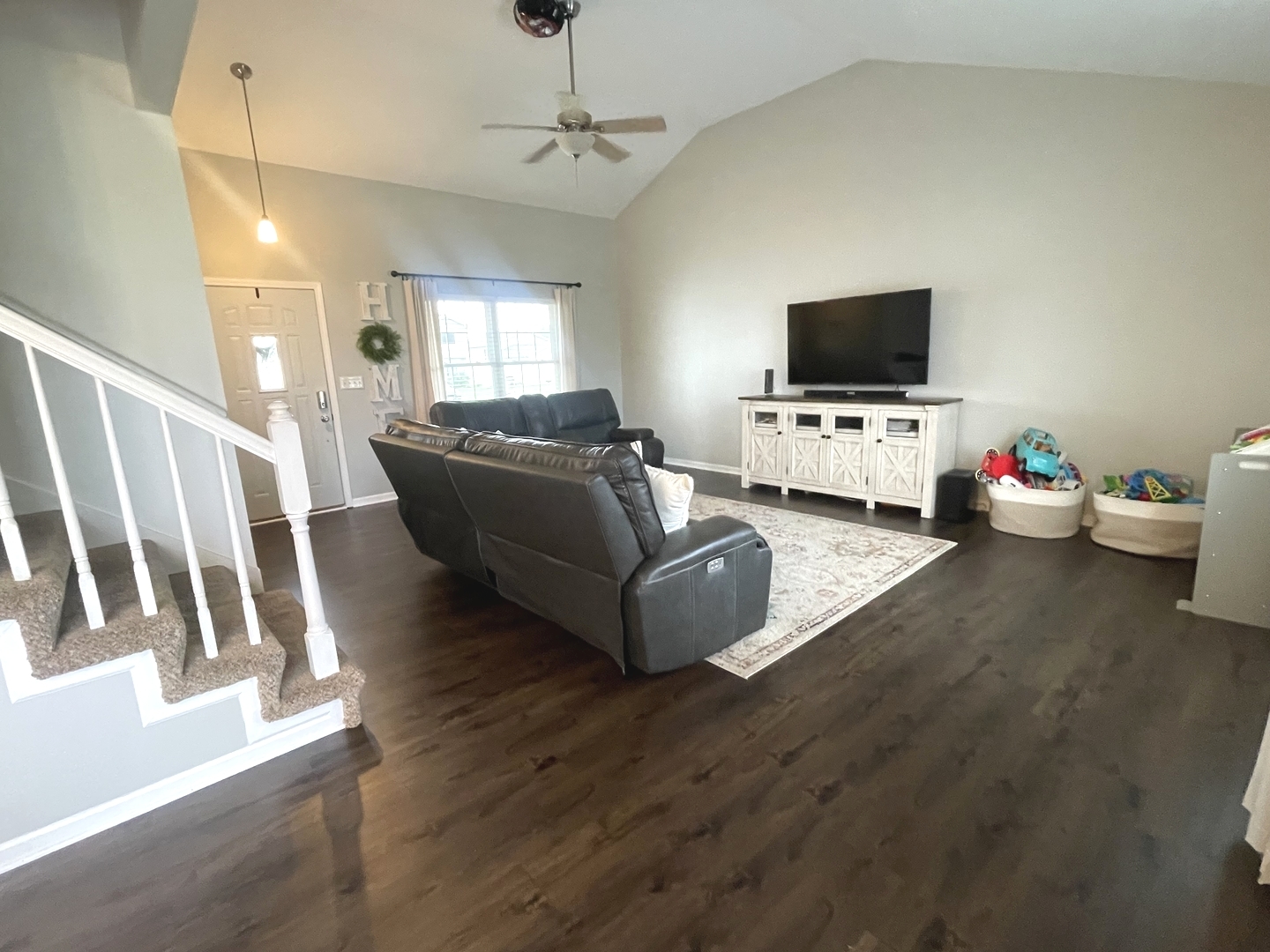 6 Emily Drive Spring Valley, IL 61362 - Photo 4 of 25 a living room with furniture and a flat screen tv