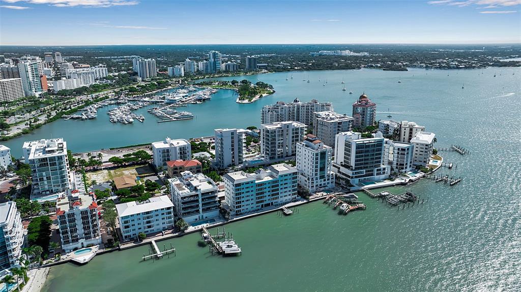 226 Golden Gate Point, Unit 21 Sarasota, FL 34236 - Photo 53 of 55 an aerial view of a city