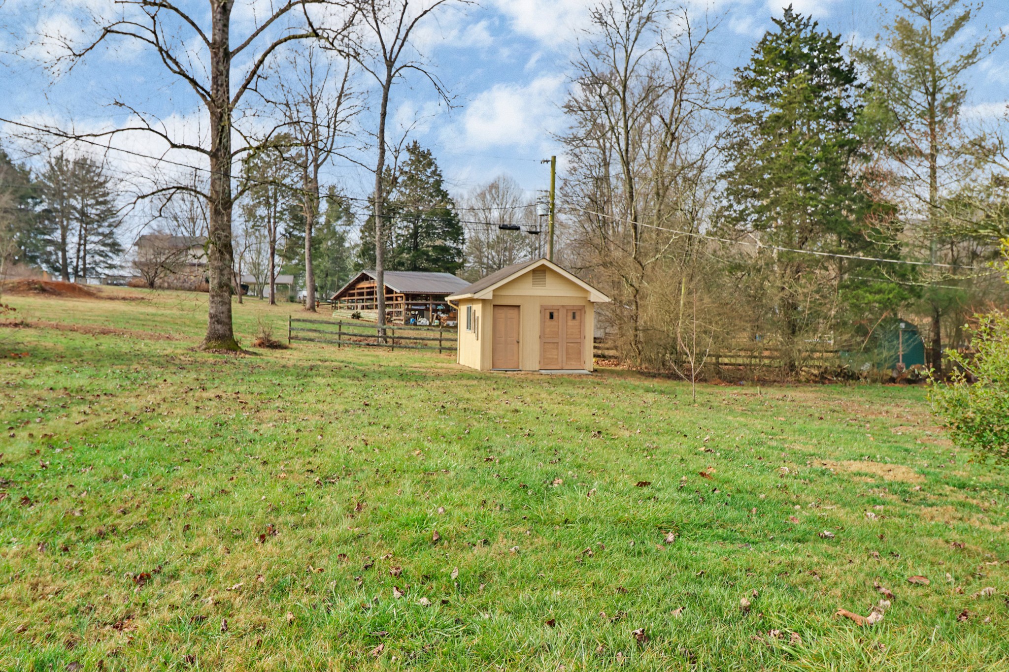 1209 Sequatchie Road Pikeville, TN 37367 - Photo 34 of 40 a view of a backyard with large trees