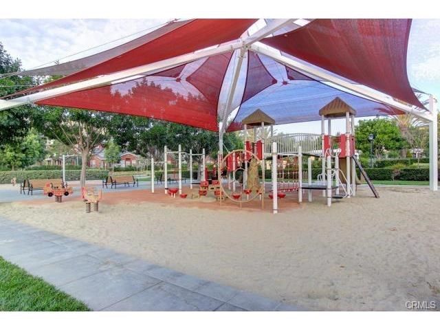 a view of a chairs and tables in patio