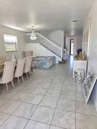 a view of a livingroom with furniture