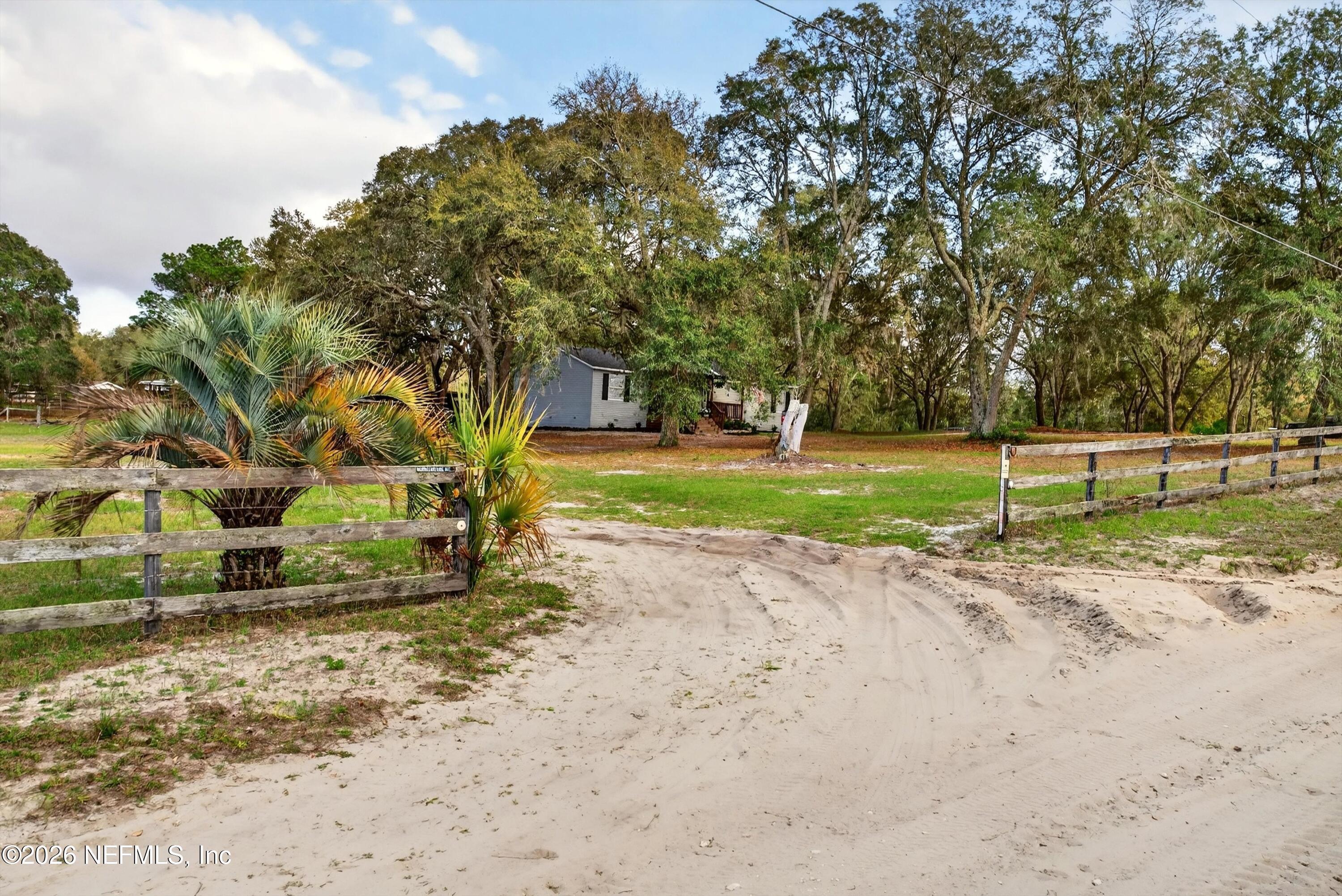 7655 Long Lake Road Keystone Heights, FL 32656 - Photo 39 of 58 a view of a yard with plants and trees