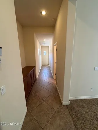 a view of hallway with stairs