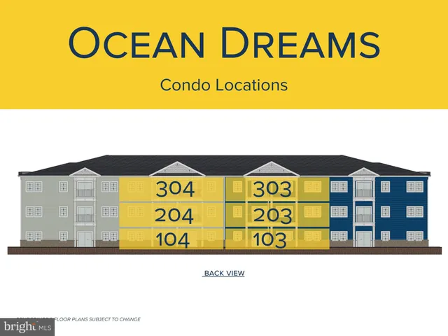 $435,000 | 2 Bowers Drive, Unit 104, Ocean View, DE 19970
