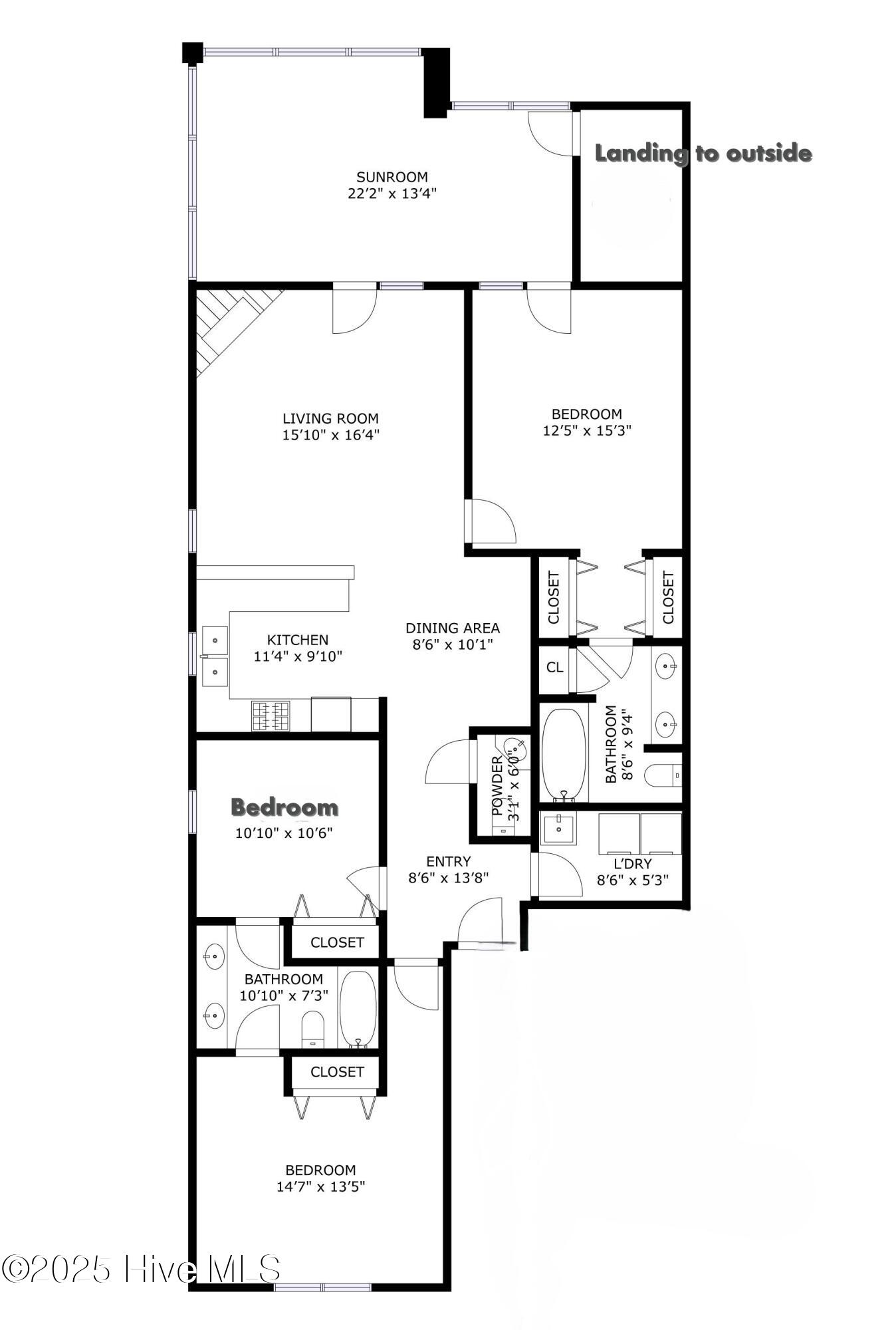 172 Clubhouse Road, Unit 1 Sunset Beach, NC 28468 - Photo 48 of 48 172Clubhouse floor plan edited