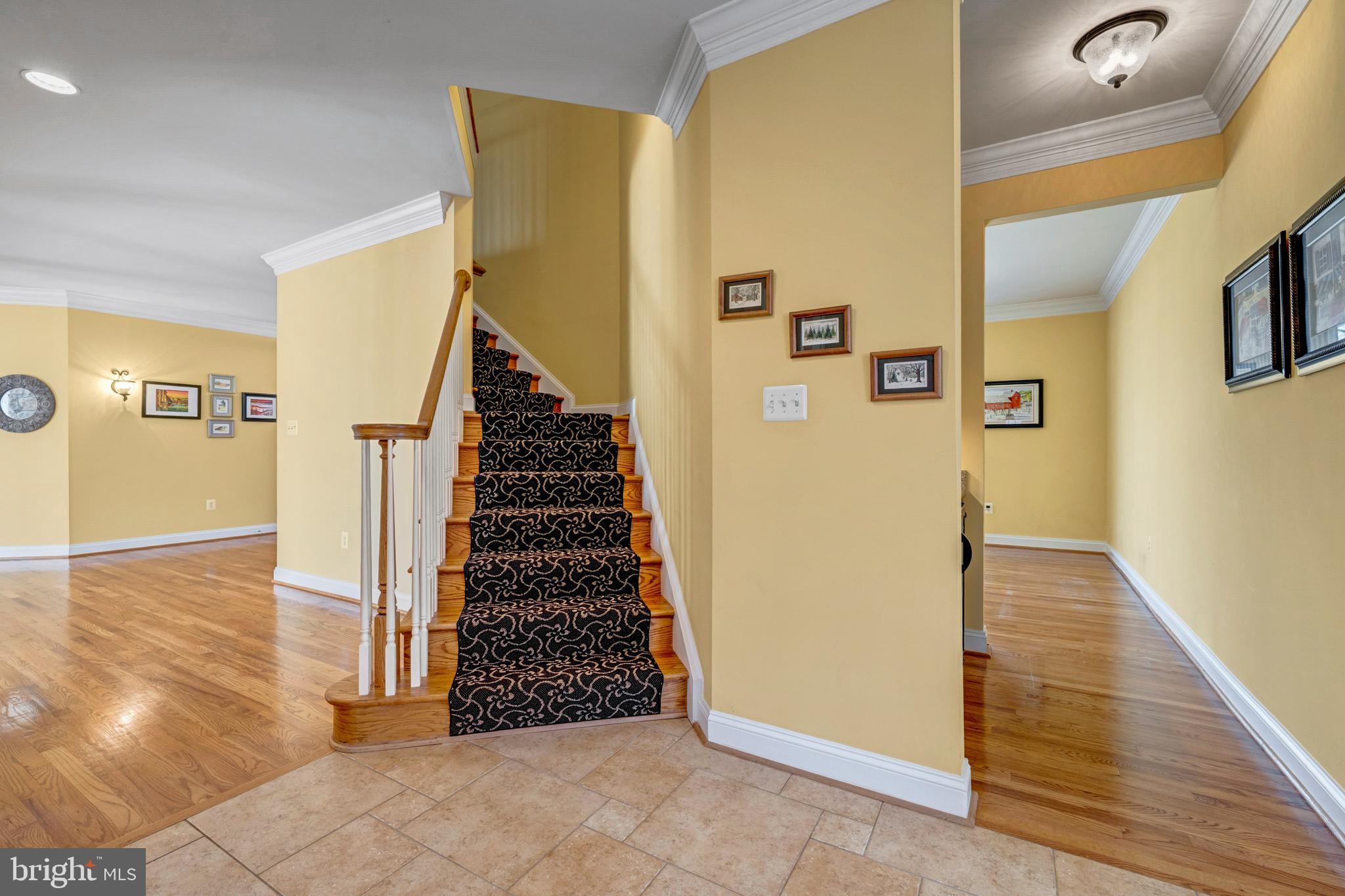 8986 Woodward Road Marshall, VA 20115 - Photo 27 of 45 a view of a hallway with wooden floor and entryway