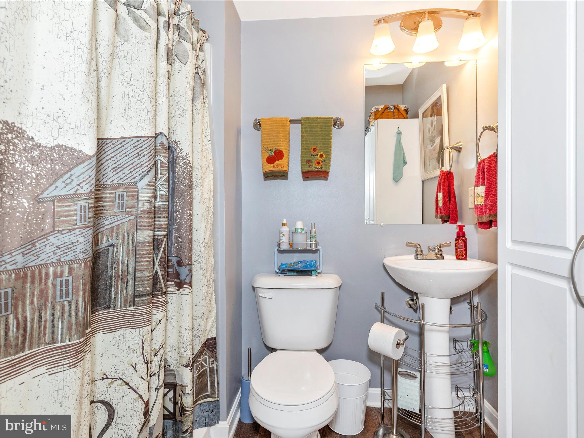 28 Brookside Avenue Hanover, PA 17331 - Photo 10 of 51 a bathroom with a toilet sink and mirror