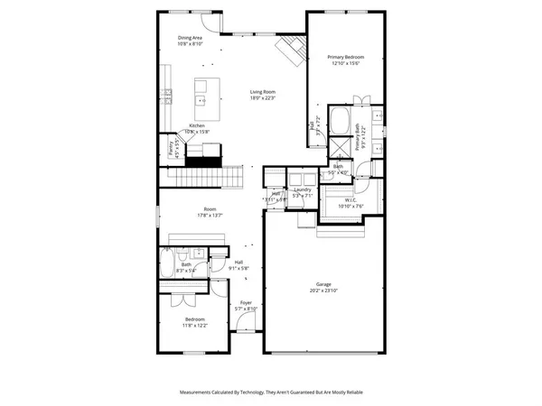 a picture of a floor plan