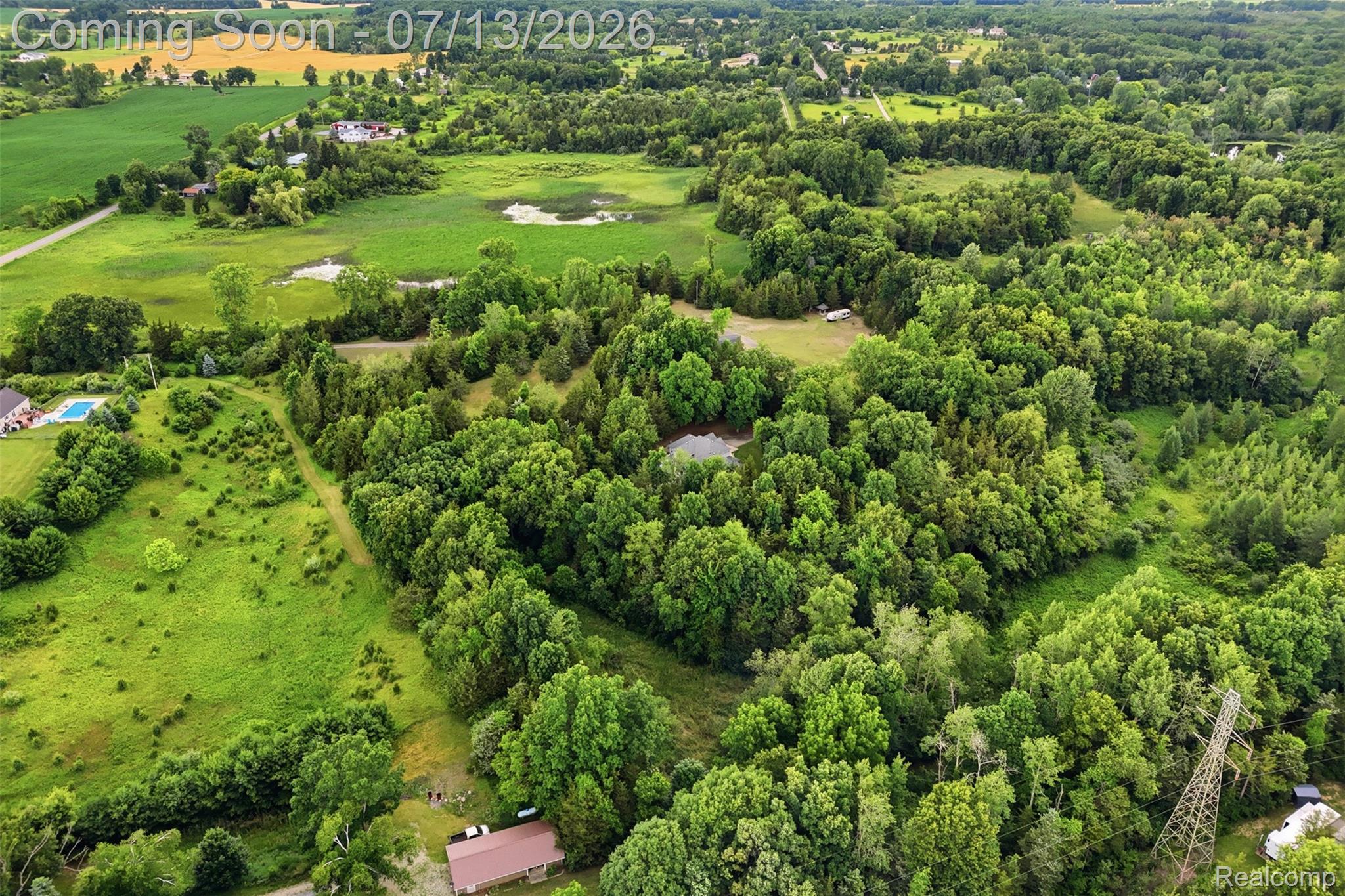 10525 Antcliff Road Brooklyn, MI 49230 - Photo 67 of 80 Aerial view of property