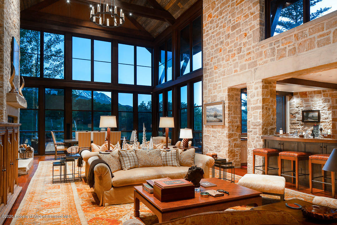 630 Spring Creek Road Basalt, CO 81621 - Photo 3 of 72 a outdoor living space with furniture and a floor to ceiling window