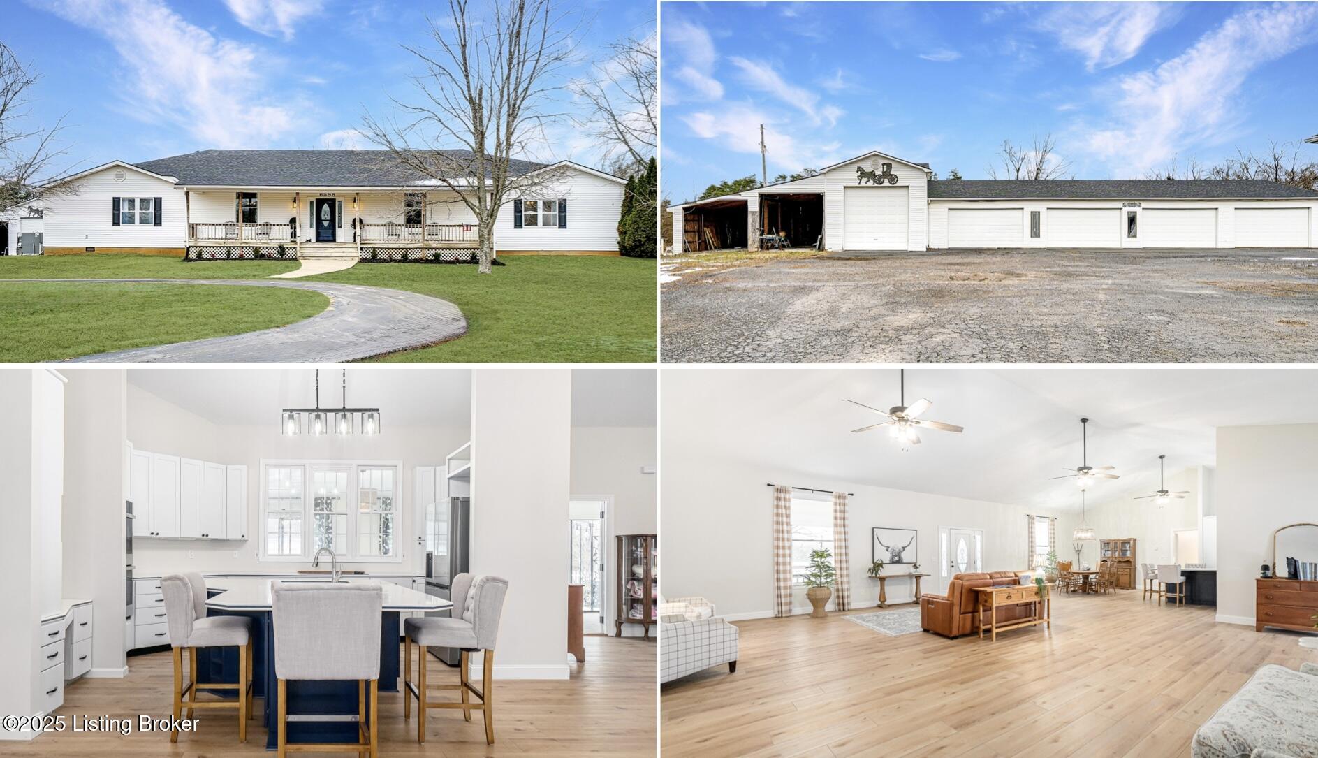 6598 Cedar Grove Road Shepherdsville, KY 40165 - Photo 1 of 64 Expansive Home & Garage Space