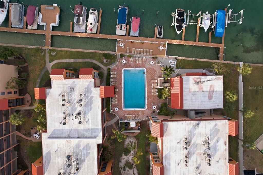 8921 Blind Pass Road, Unit 144 St. Pete Beach, FL 33706 - Photo 26 of 37 a bird view of a room