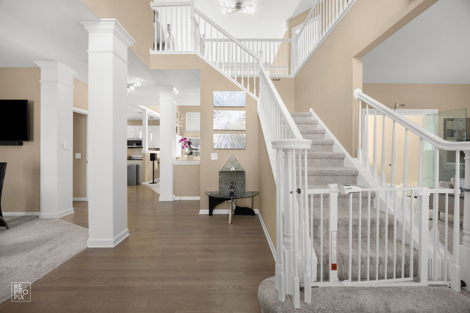 134 Timber Court Gilberts, IL 60136 - Photo 18 of 35 a view of entryway and hall with wooden floor