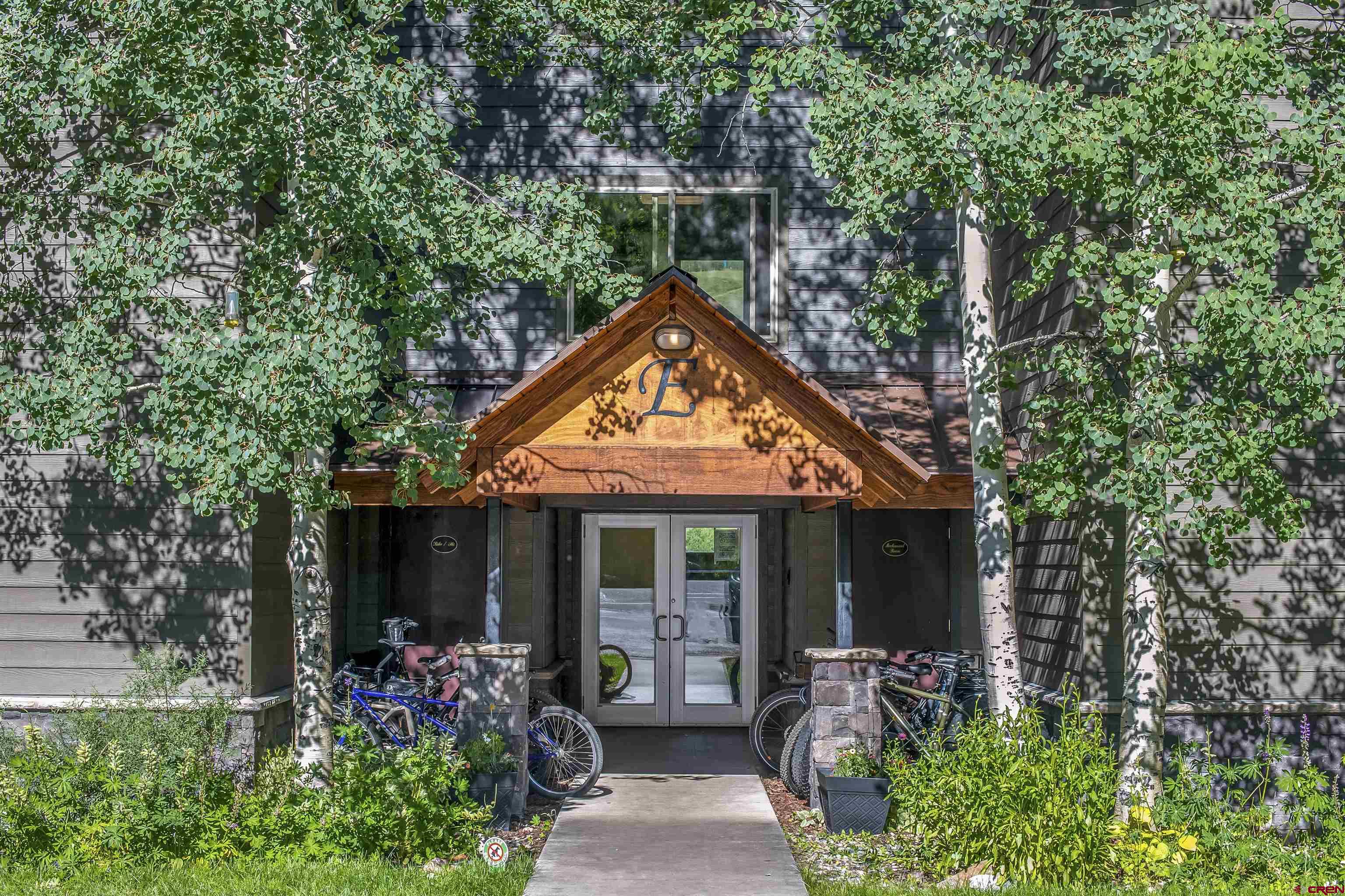 651 Gothic Road, Unit 511 Crested Butte, CO 81225 - Photo 7 of 34 front view of house with a yard