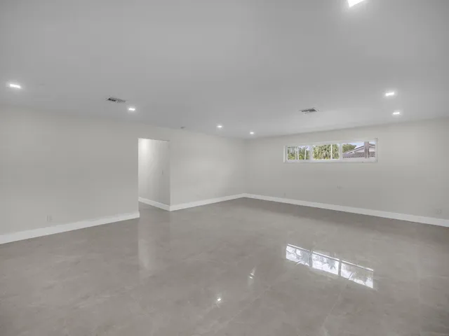 a view of empty room